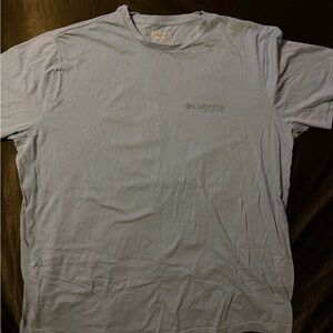 Columbia PFG Men's Light Blue Tee 2XLT